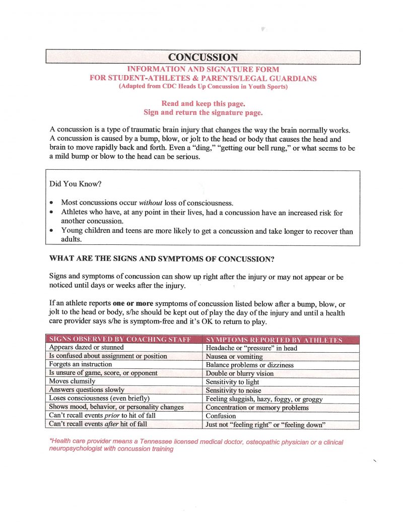 Concussion Dbq Form.pdf Forms – TYBA Ball